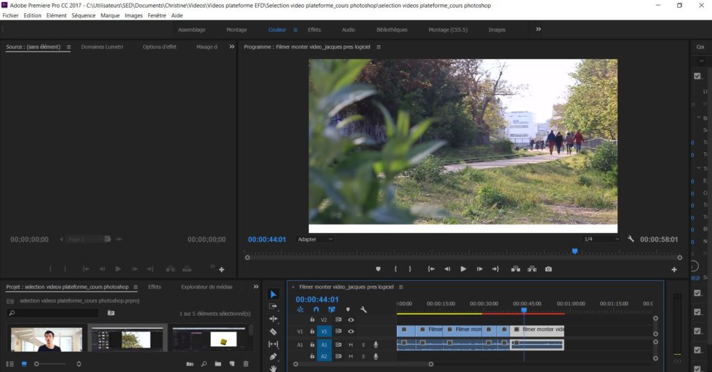 montage video premiere pro