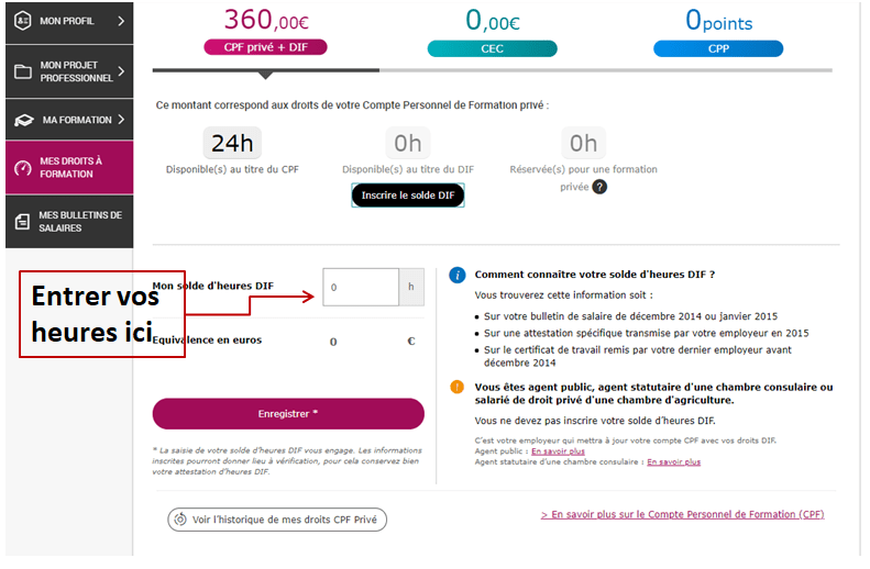 Votre Solde Formation Cpf Arrive à échéance Communauté MCMS™.