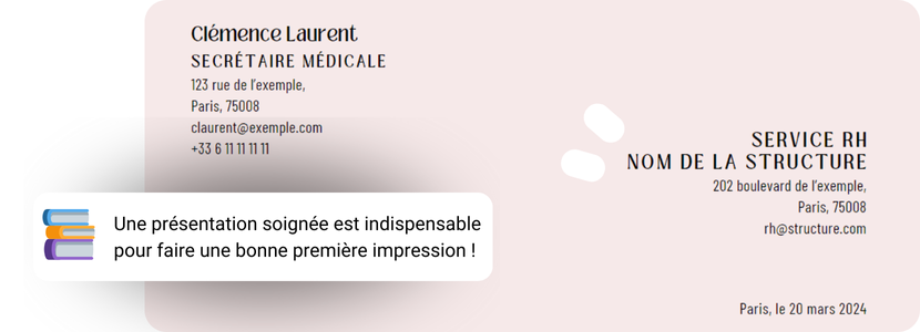 lettre de motivation secrétaire médicale