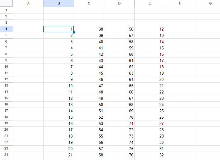 Exemple tableur Excel 