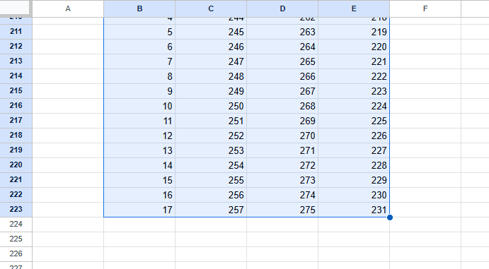 Exemple tableur Excel 