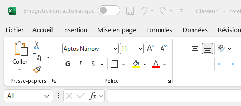 Exemple tableur Excel 